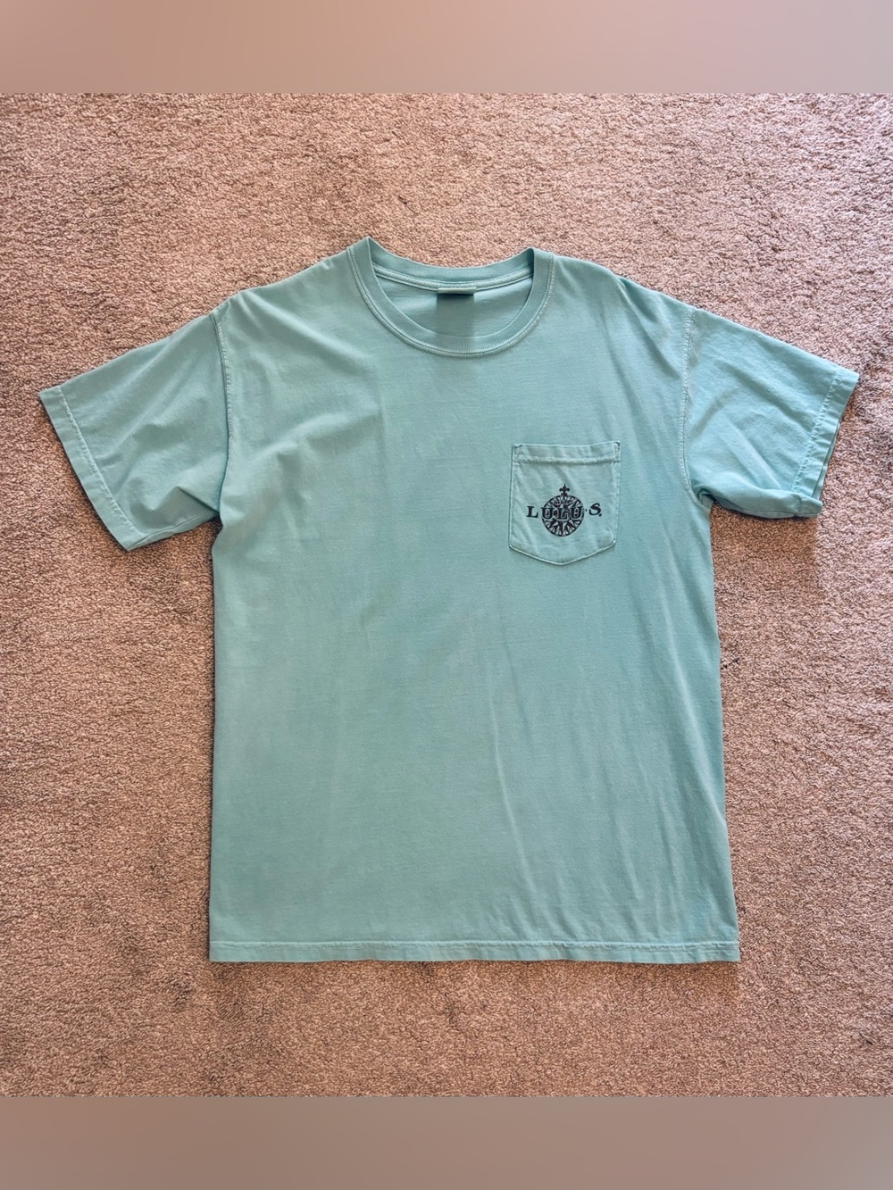 Men’s Comfort Colors Pocket Tee - Lucy Buffett’s Lulus from Myrtle Beach